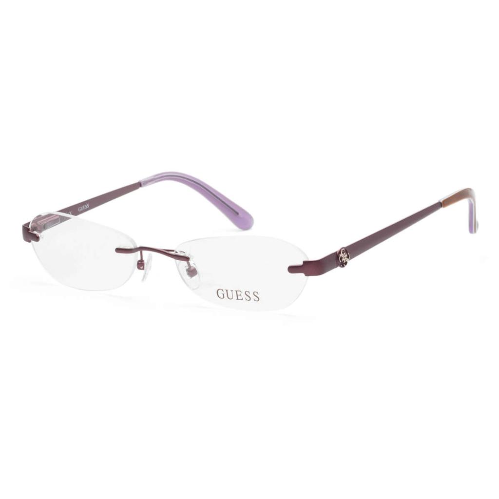 GUESS Guess Women's Purple Rectangular Opticals