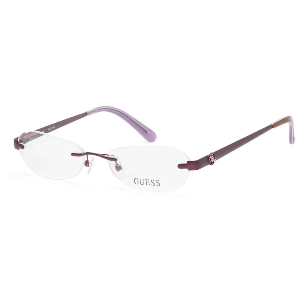 GUESS Guess Women's Purple Rectangular Opticals 1