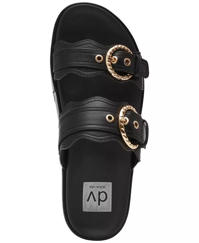 DV Dolce Vita Serpent Double Band Footbed Platform Sandals 4