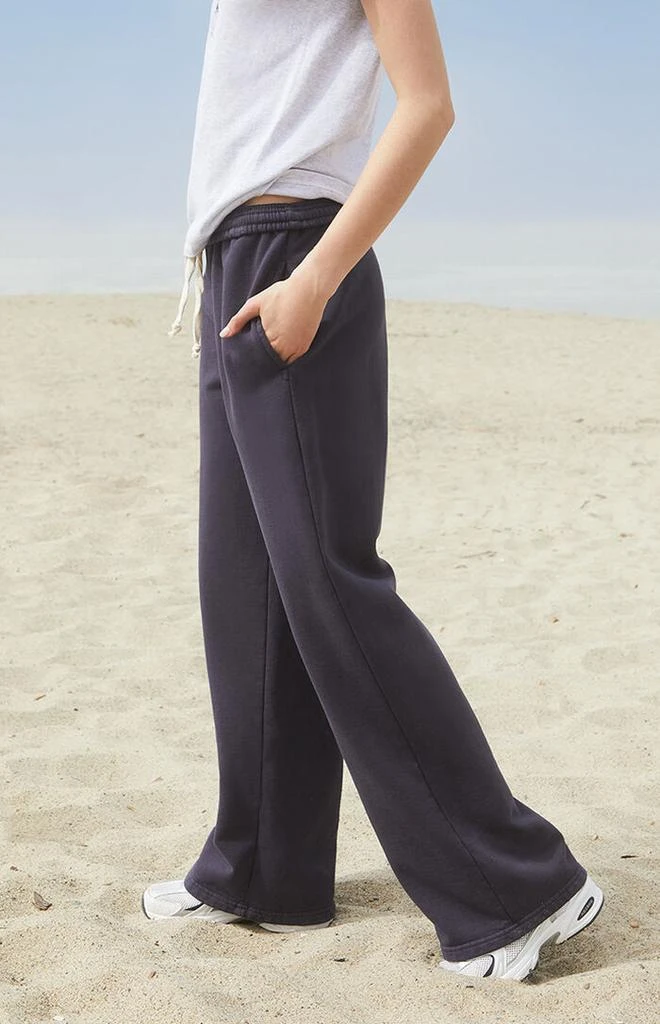 John Galt Navy Anastasia Tie Baggy Sweatpants 3