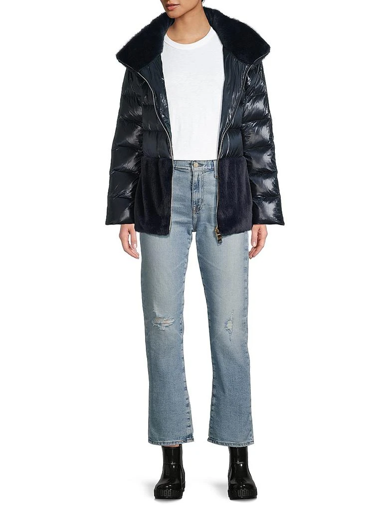 Herno Faux-Fur Down Puffer Jacket 2