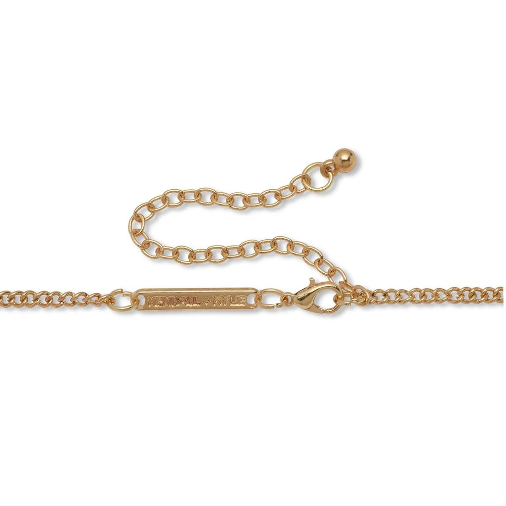 Palm Beach Jewelry Crystal 14k Yellow Gold-Plated Pendant Set with 16 Inch Chain 2