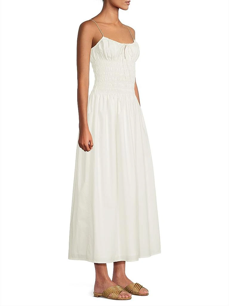Faithfull the Brand Aya Smocked Cover-Up Midi-Dress 4