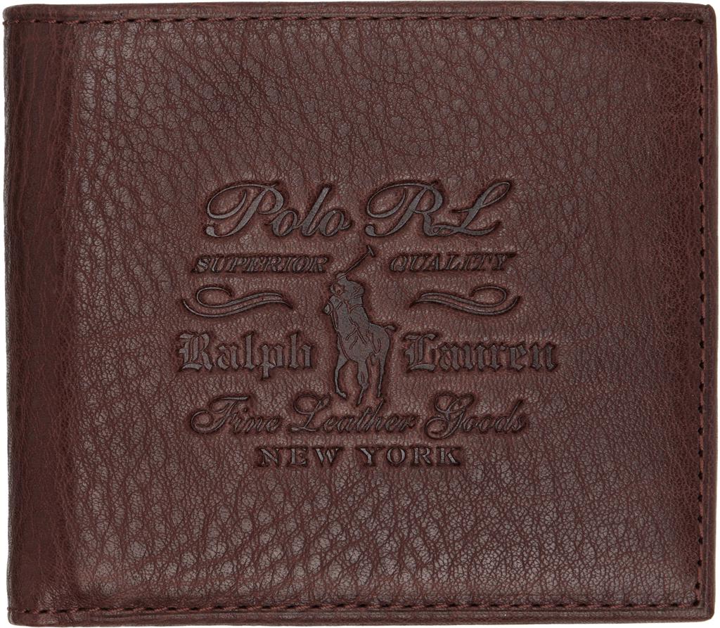 Ralph Lauren Men's Pebbled Leather Money Clip - Wallets - Free