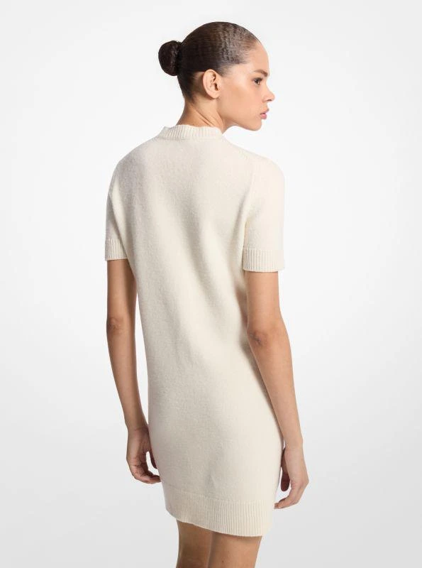 Michael Kors Felted Wool Crewneck T-Shirt Dress 2