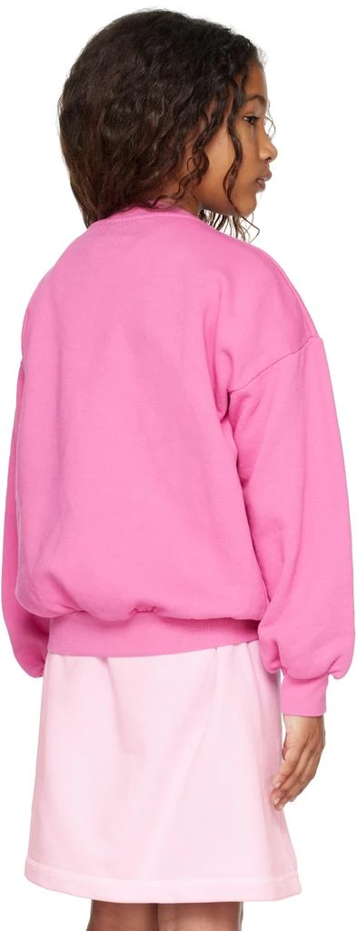 BOBO CHOSES Kids Pink Joyful Face Sweatshirt 3