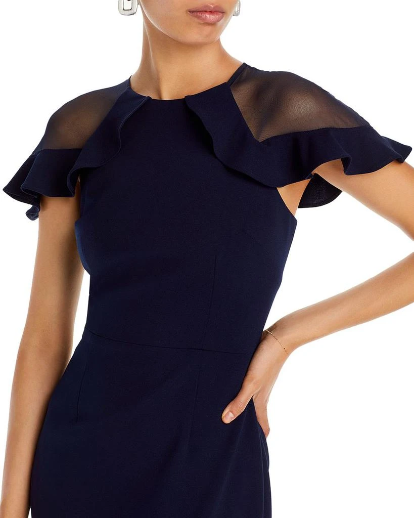 Eliza J Ruffle Sleeve Cocktail Dress 2