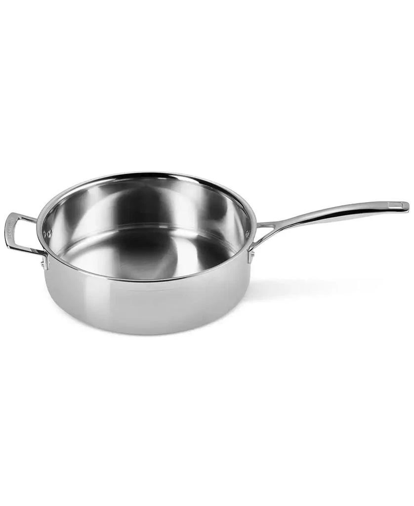 Le Creuset Classic Stainless Steel Round Saute Pan with Lid, 6 Qt. 3