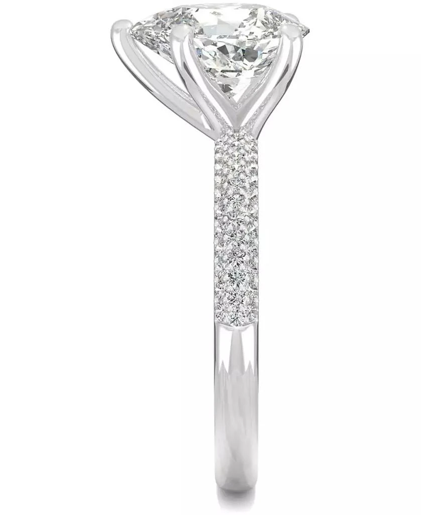 Charles 
Colvard Moissanite Pear Engagement Ring (2-3/8 ct. t.w. DEW) in 14k White Gold 6