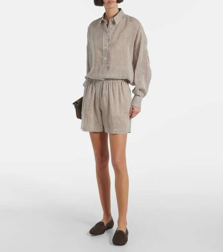 Brunello Cucinelli Linen and silk Bermuda short 2