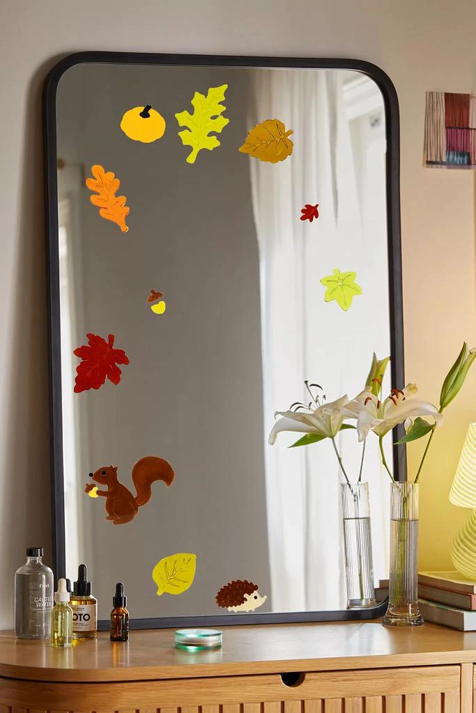 Urban Outfitters Fall Harvest Gel Window Cling Set
