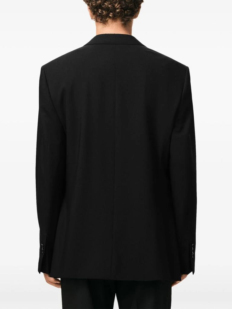 AMI Classic Tailored Black Blazer With Horn Buttons 4