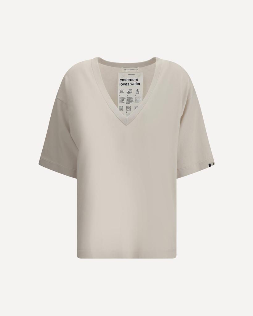 Extreme Cashmere V-Neck cotton Top