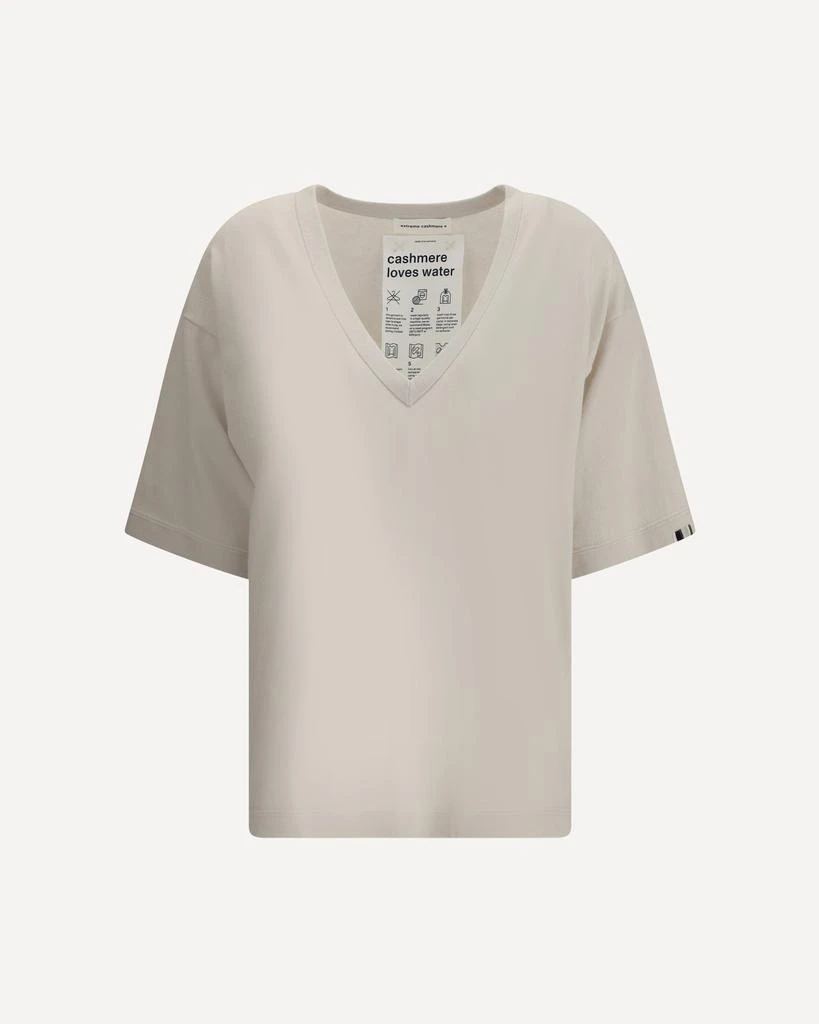 Extreme Cashmere V-Neck cotton Top 1