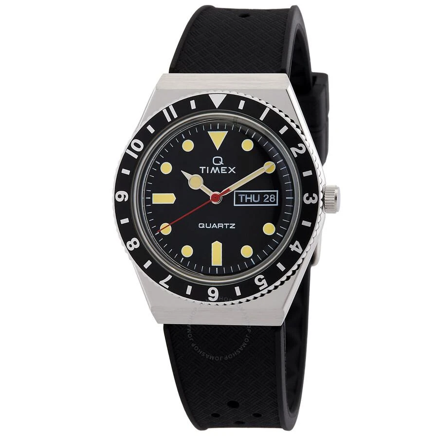Timex Q Timex Quartz Black Dial Men's Watch TW2V32000 1