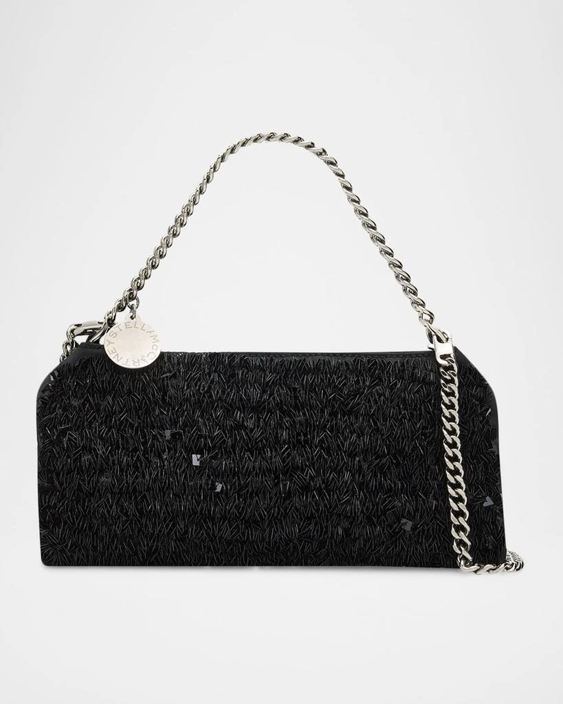 Stella McCartney Falabella Mini Sequin Evening Top-Handle Bag 1