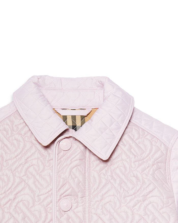Burberry Girls' Monogram Quilted Panel Jacket - Little Kid, Big Kid 4