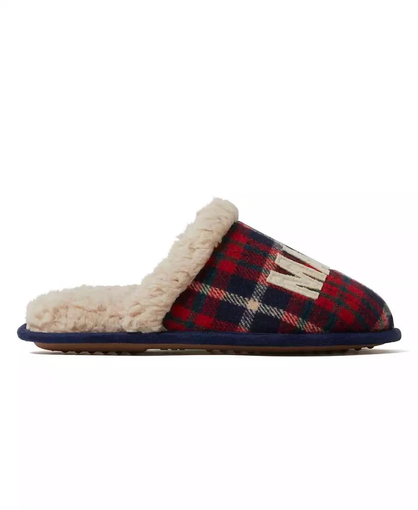 Dear Foams Mama Bear Plaid Scuff Slipper 2