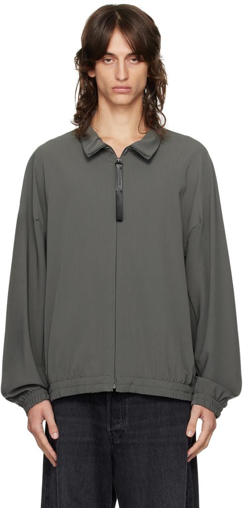 n.hoolywood Gray Zip Jacket