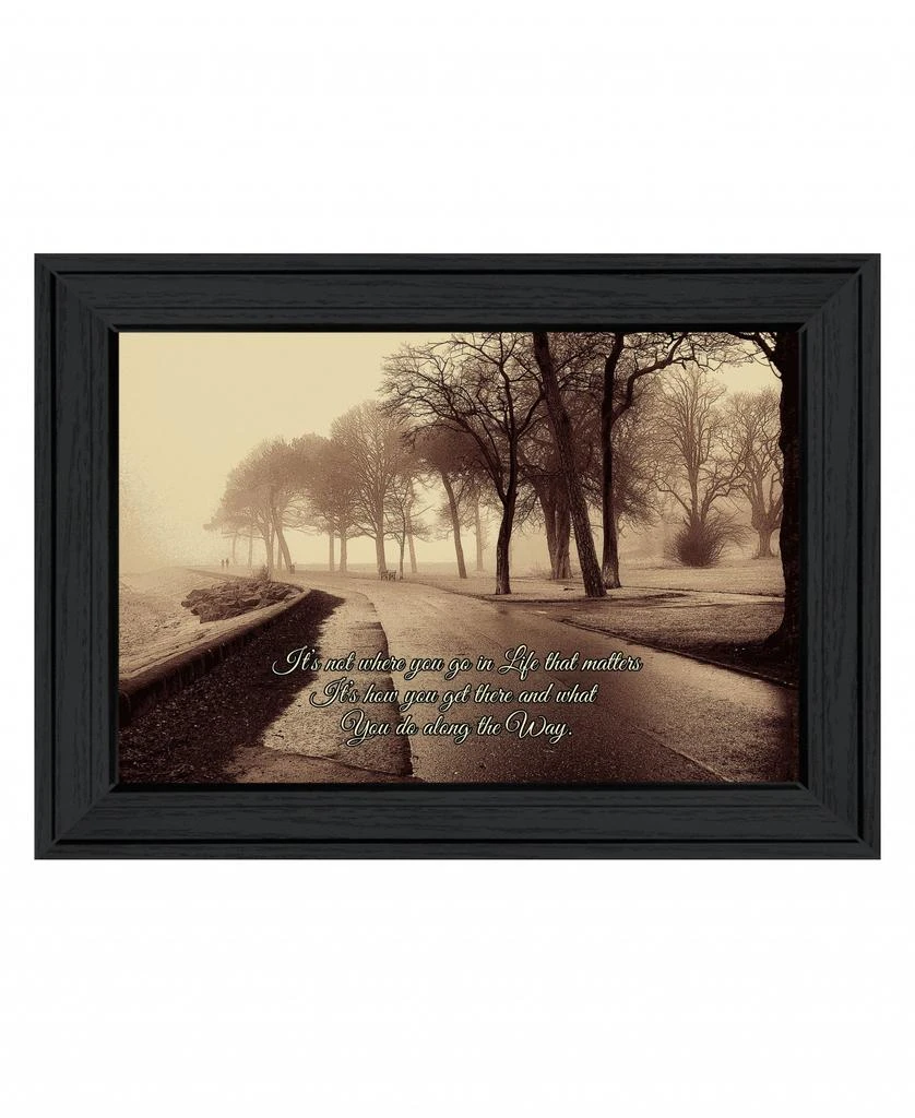 Hivvago What Really Matters Black Framed Print Wall Art 2