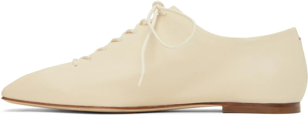 AEYDE Off-White Isla Nappa Leather Derbys 3