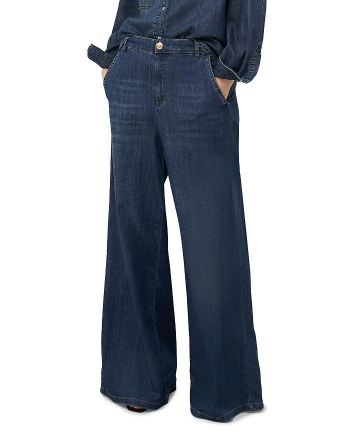 Marella Wide Leg Jeans in Blue Jeans 1