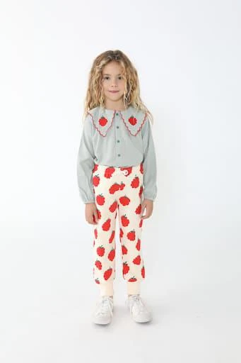 Tinycottons Raspberries cotton jersey sweatpants 5