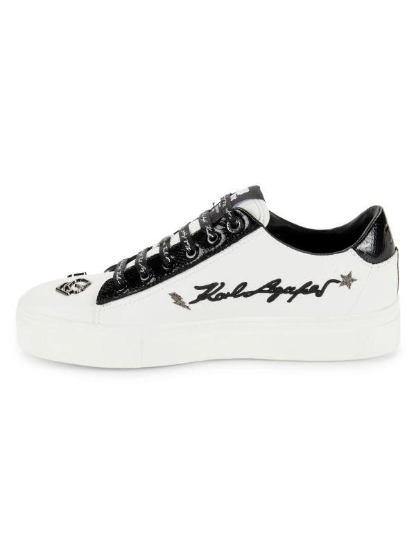Karl Lagerfeld Paris Cate Rocker Logo Low Top Sneakers 4