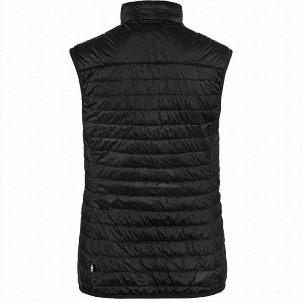 FJALLRAVEN KANKEN Quilted Sleeveless Vest With High Collar And Logo Detail 2