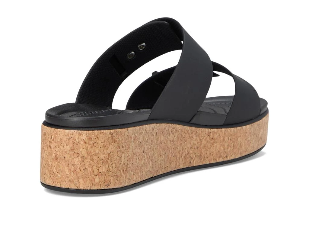 Crocs Brooklyn Cork Buckle Platform Sandals, LiteRide Comfort 5