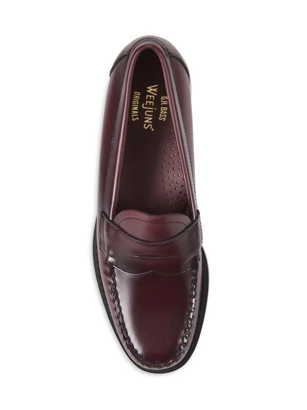 G.H. Bass Logan Leather Penny Loafers 5