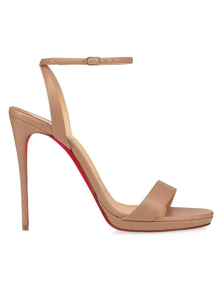Christian Louboutin Loubi Queen 120MM Leather Sandals 1
