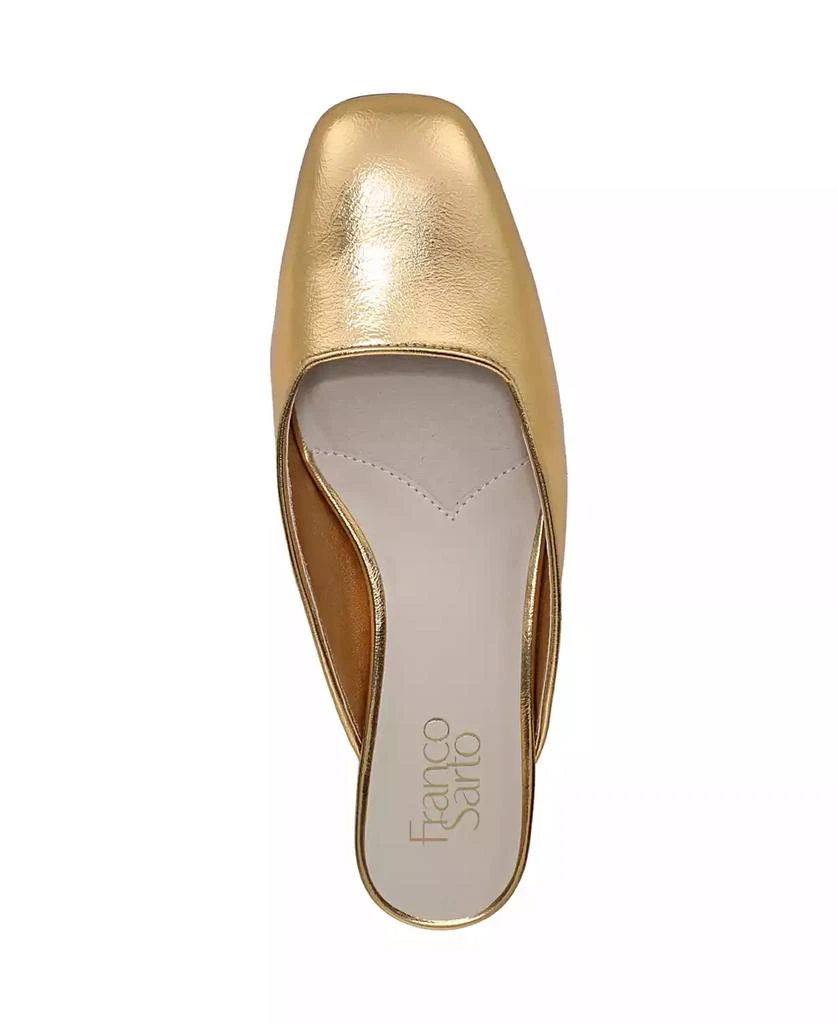 Franco Sarto Women's Dayla Square Toe Block Heel Mules 4