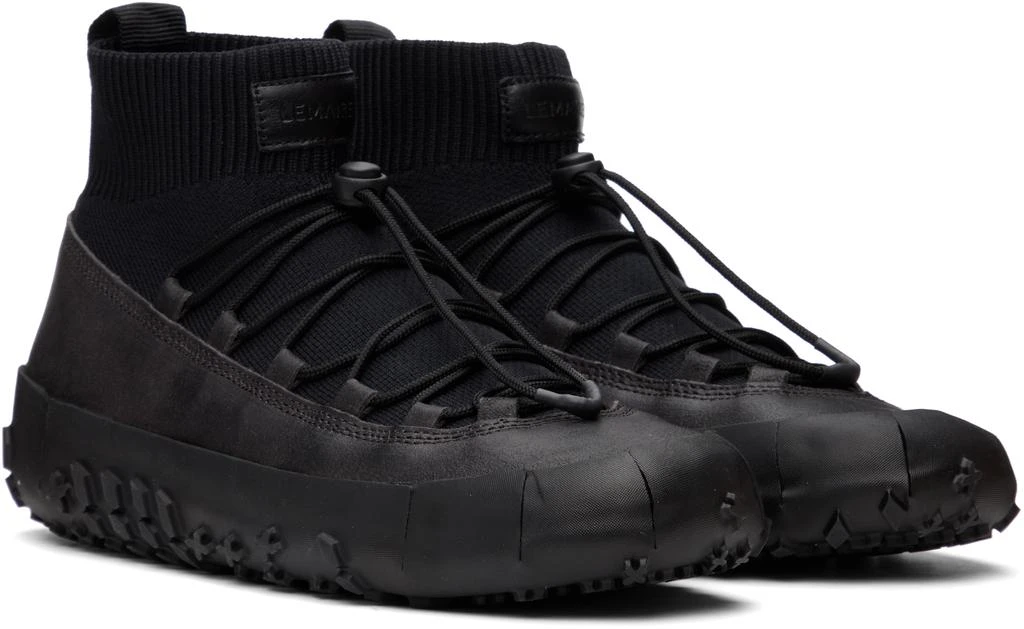 Lemaire Black Vibram Wrap On Sneakers 4