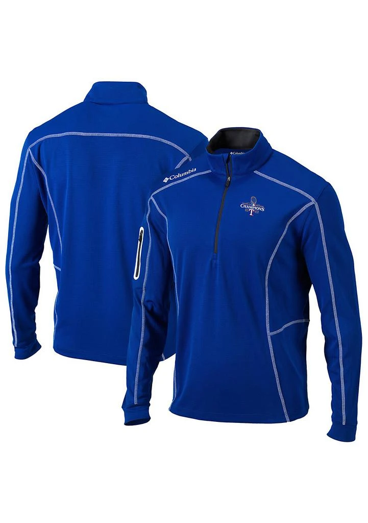 Columbia MLB Texas Rangers 2023 World Series s Shotgun Omni-Wick Quarter-Zip Pullover Jacket