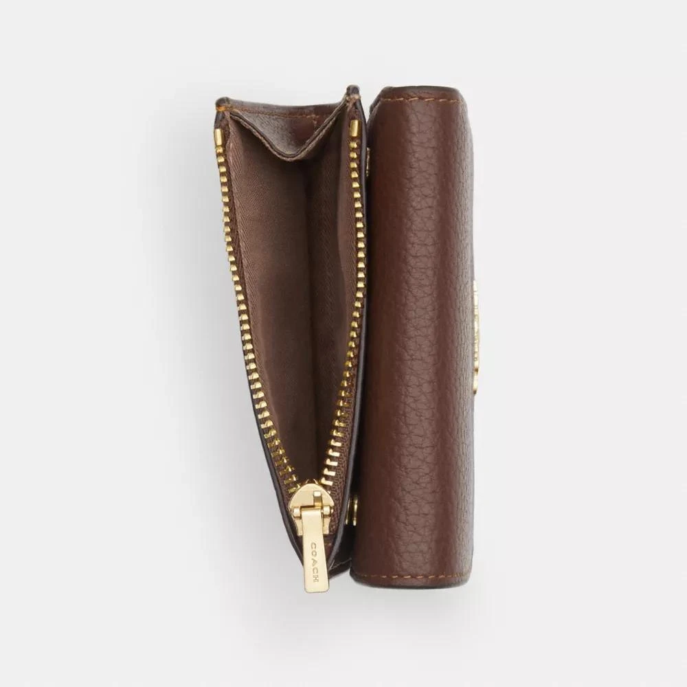 Coach Card Holder Wallet In Signature Canvas 5