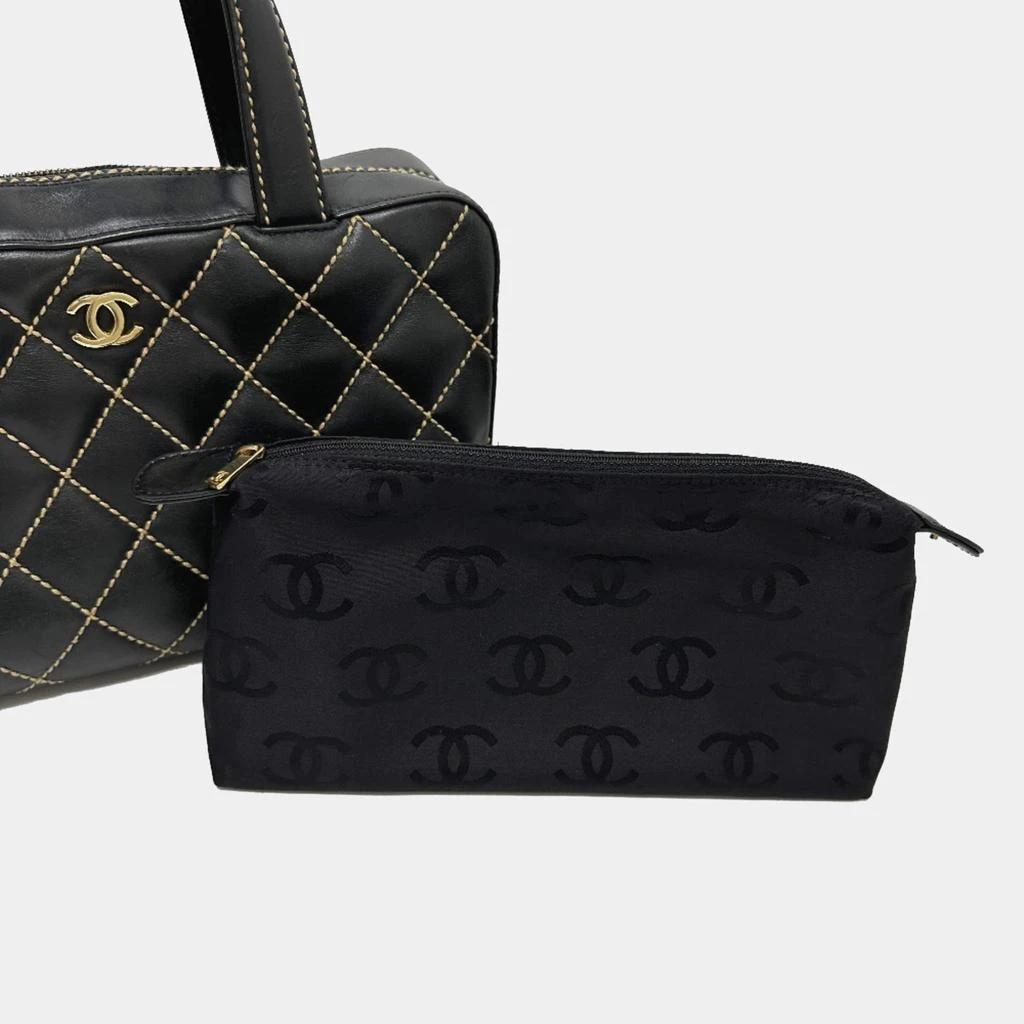 Chanel Chanel Black Cc Mark Vintage Hand Bag 16