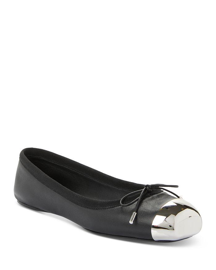 Alexander McQUEEN Women's Slip On Cap Toe Ballet Flats