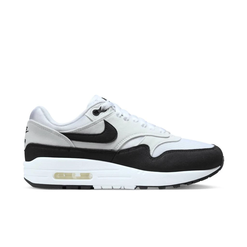 NIKE Women's Air Max 1 Sneakers In White Black 5