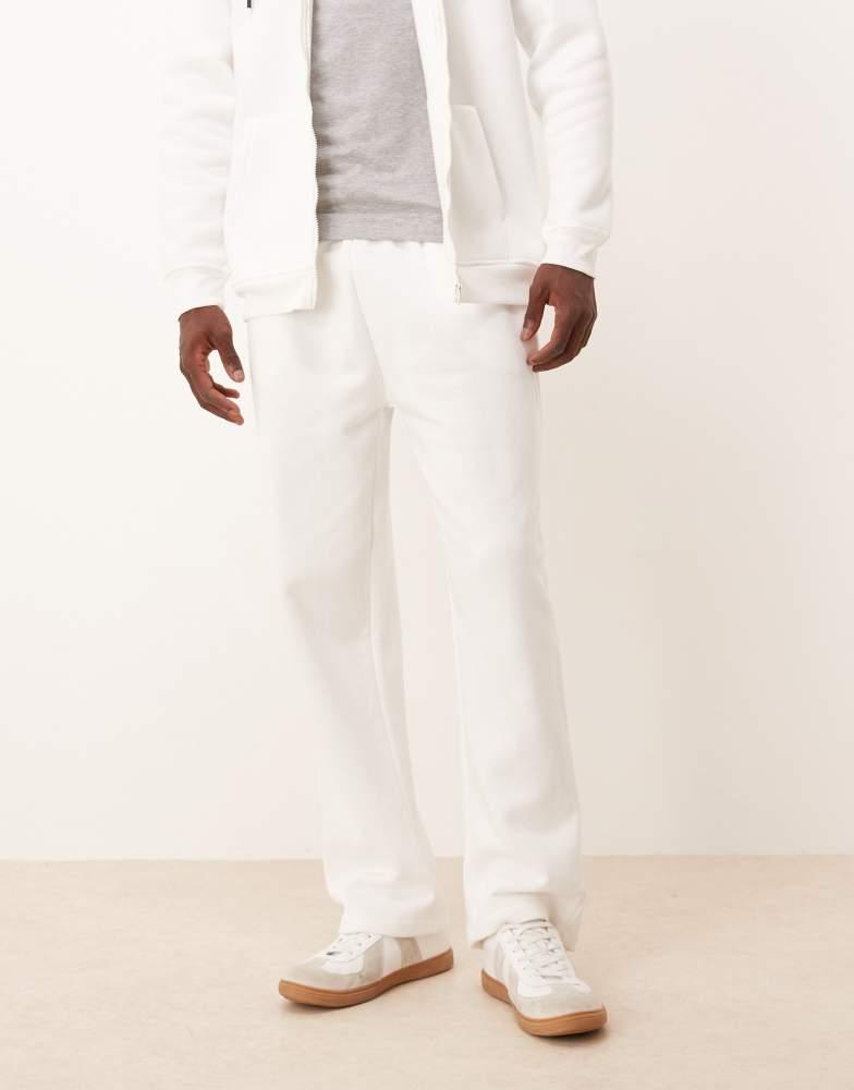 Brave Soul Brave Soul Wide leg joggers in cream