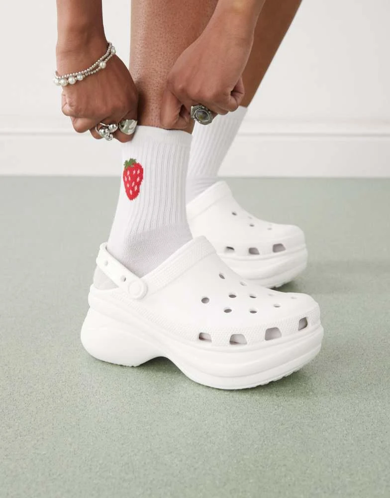 Crocs Crocs Bae clogs in white 1