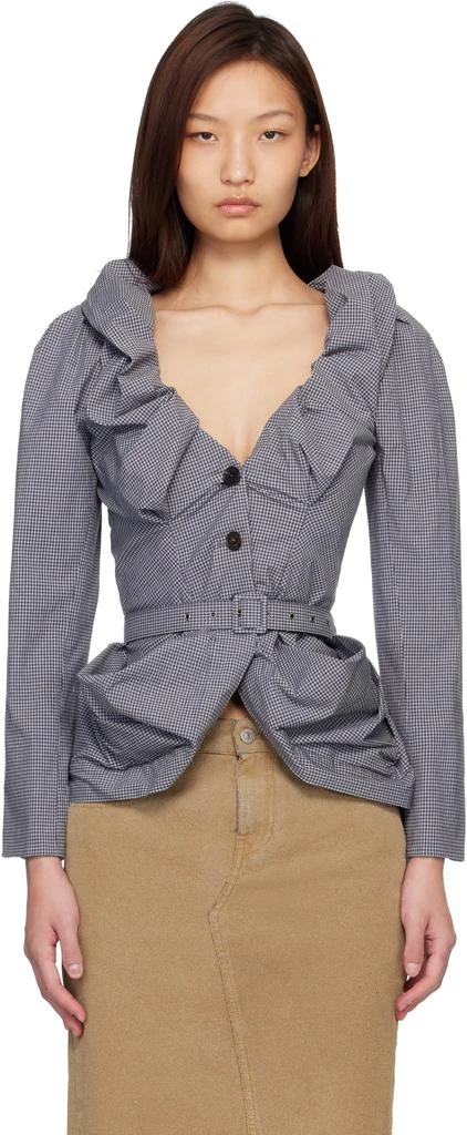 Vivienne Westwood Gray Kendall Blazer