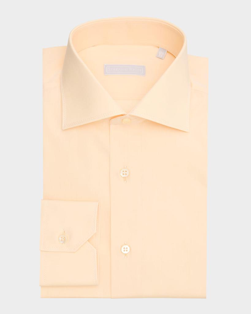 Stefano Ricci Men's Cotton Point-Collar Dress Shirt