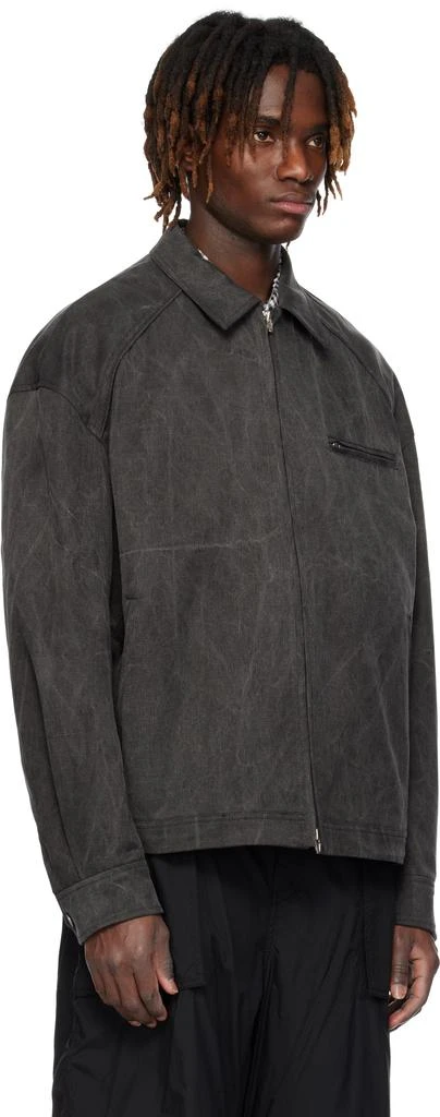 Juun.J Gray Washed Cotton Work Denim Jacket 2