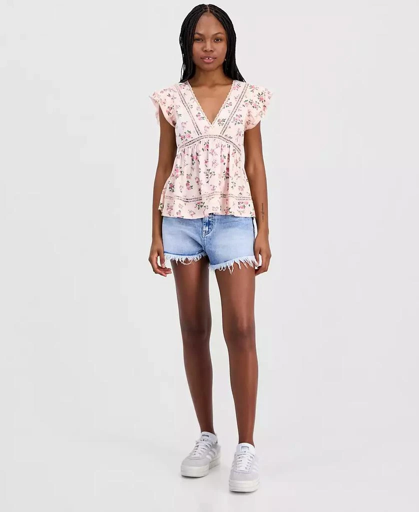 Self Esteem Juniors
 Flutter-Sleeve Babydoll Top 4