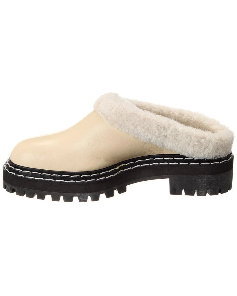 Proenza Schouler Leather & Shearling Mule 2