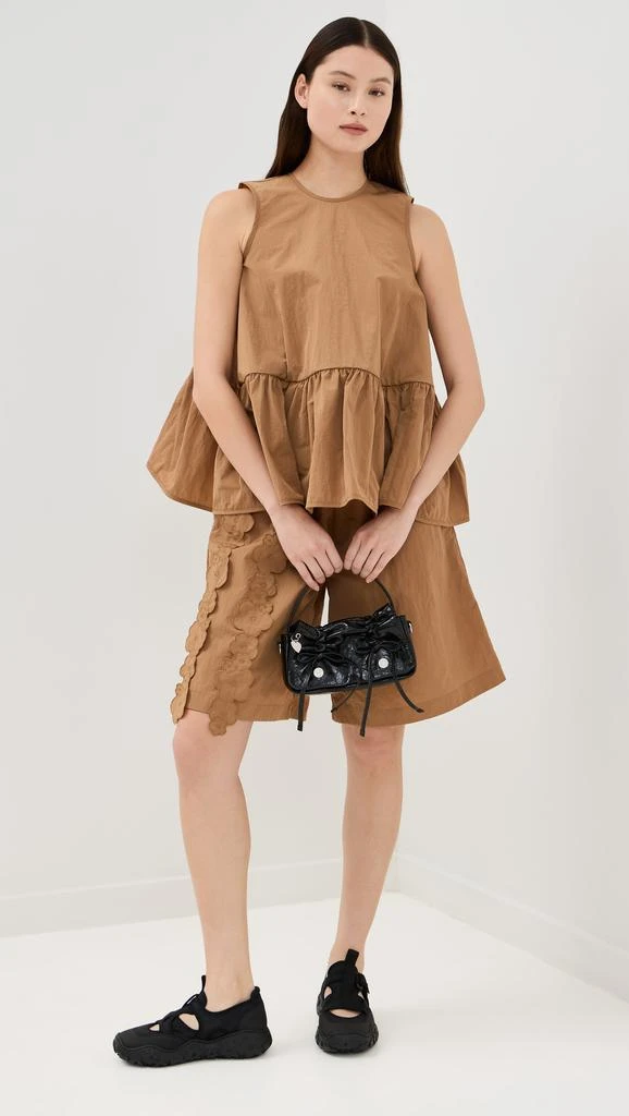 CECILIE BAHNSEN Recycled Taffeta Angel Shorts 4
