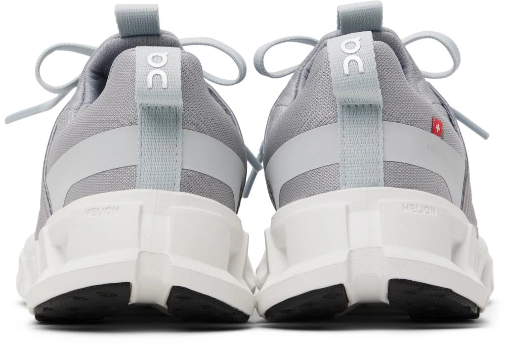 On Big Kids Gray Cloudswift Sneakers 2