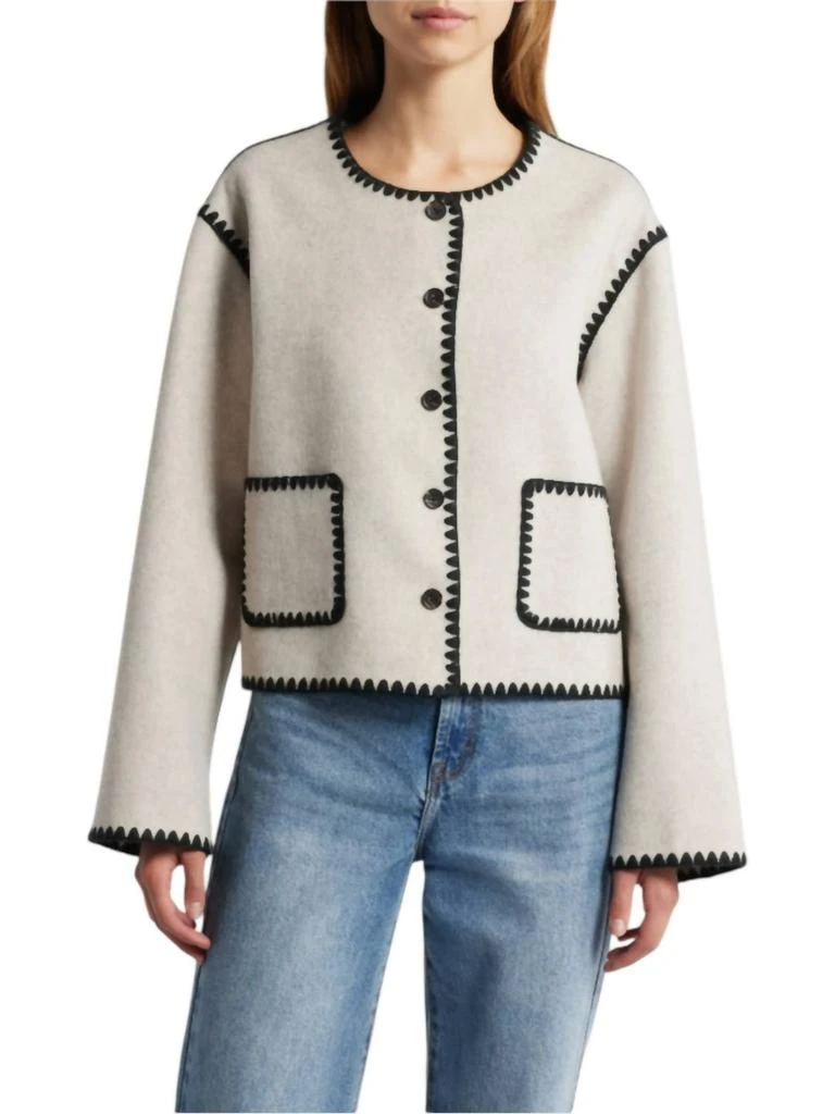 Rails Melanie Jacket In Oatmeal 1