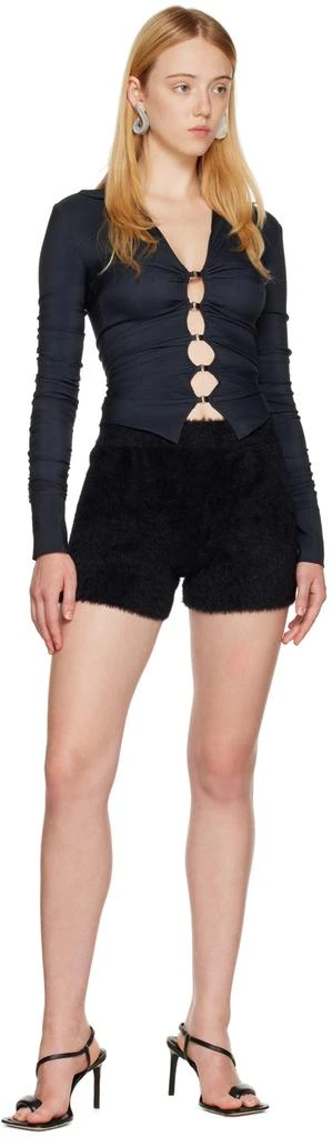 Jacquemus Navy Le Papier 'La Chemise Soffio' Shirt 4